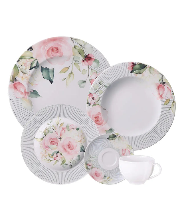 Aparelho De Jantar Tramontina Ornatta 20 Peças Branco