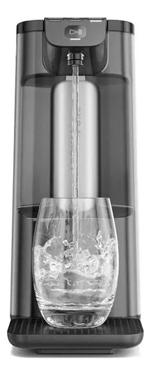 Purificador de Água Gelada Fria e Natural Elétrico Compacto Eletrônico placa Filtro refil 6 meses ou 3000l Painel Touch Bivolt Cinza PE12G Electrolux