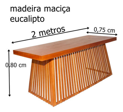 Mesa Ripada em Madeira Mesa para Casamento Festas Decoração