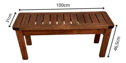 Conjunto Mesa E Bancos Churrasco Madeira Maciça Ember
