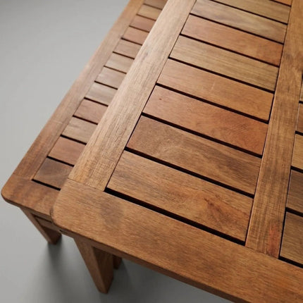 Conjunto Mesa E Bancos Churrasco Madeira Maciça Ember