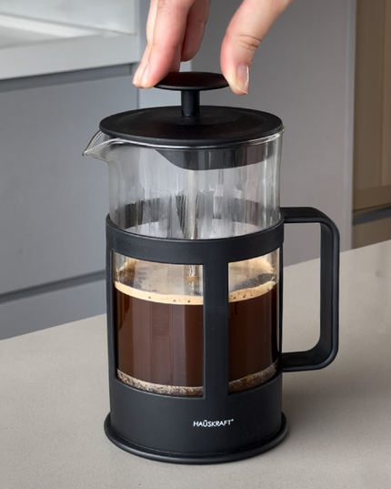 Cafeteira Prensa Francesa Good Coffe Preta 1 Litro