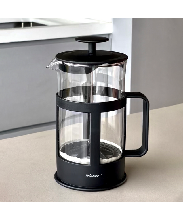 Cafeteira Prensa Francesa Good Coffe Preta 1 Litro