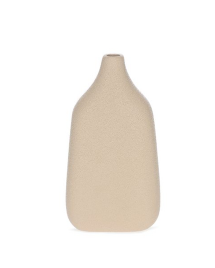 Vaso em Cerâmica Bege 23cm