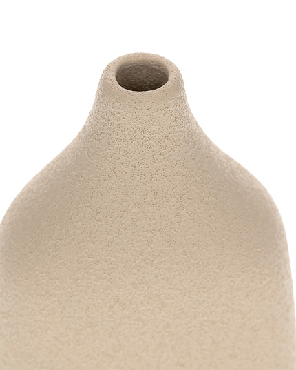 Vaso em Cerâmica Bege 23cm