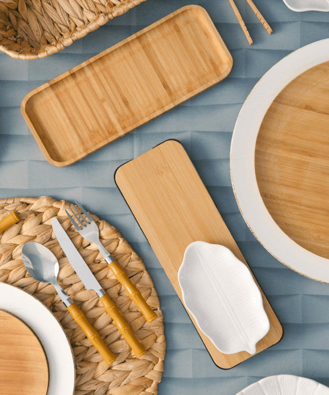 Bandeja de Bambu Hire 28 x 11 cm