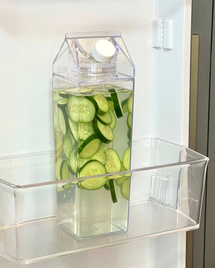 Garrafa Decorativa 1L Transparente Organização para Bebidas