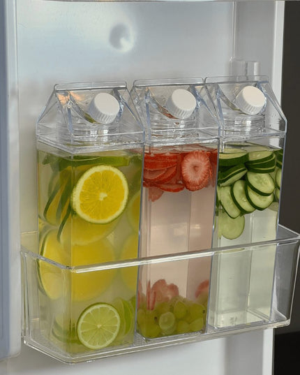 Garrafa Decorativa 1L Transparente Organização para Bebidas