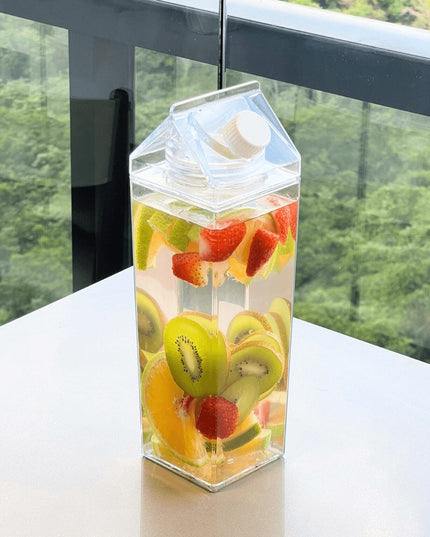 Garrafa Decorativa 1L Transparente Organização para Bebidas