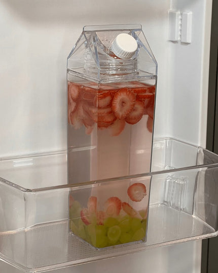 Garrafa Decorativa 1L Transparente Organização para Bebidas