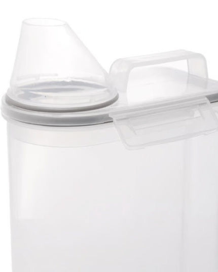 Kit 4 Potes Herméticos Porta Mantimento com Copo Medidor 2,3 Litros