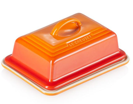 Manteigueira Cerâmica Laranja 17cm Le Creuset