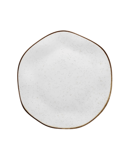 Prato de Sobremesa Maresia de Porcelana 21,5cm