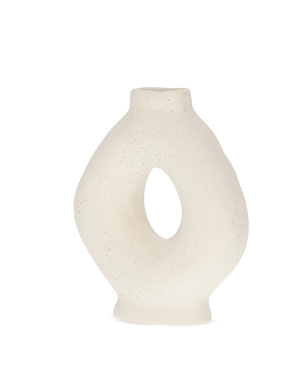 Vaso Decorativo em Cerâmica Vazado 28,5cm